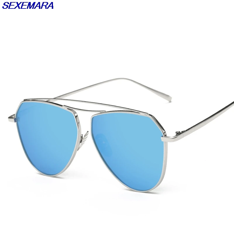 SexeMara Все Uv400 Пластиковые Взрослых Cat Eye 50 Мм Мульти Женщины Черные Солнцезащитные