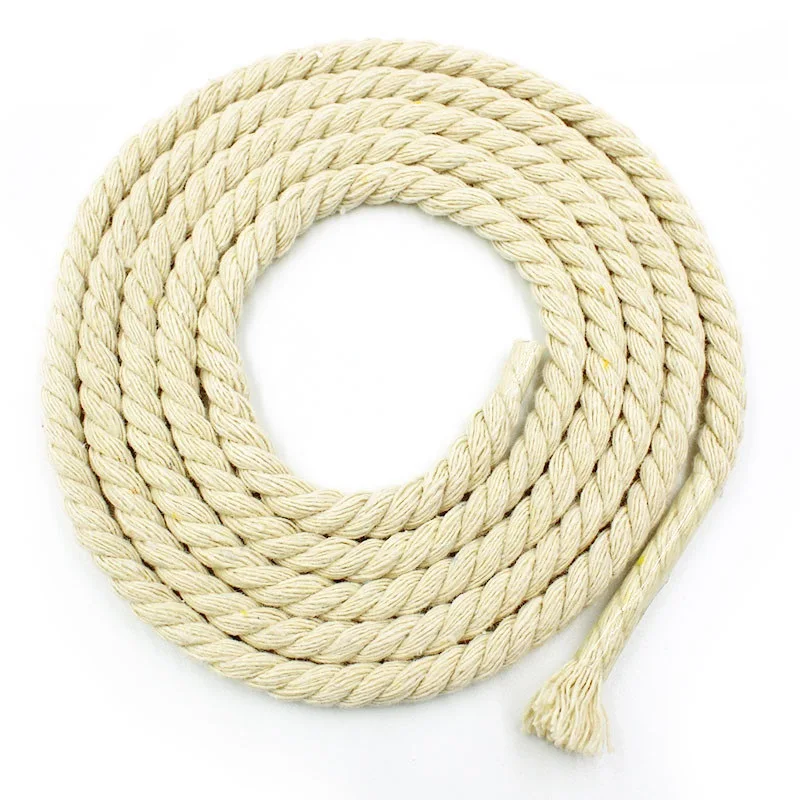 4mm-20mm Cotton Rope 10 Meters for Home Decor DIY
