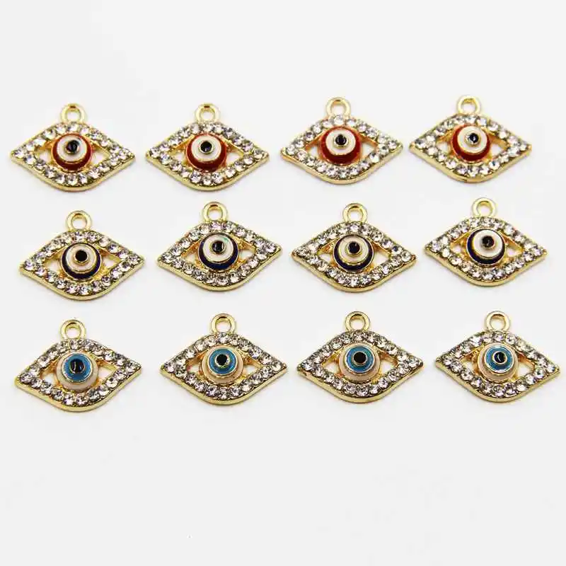 20pcs 18mm New style alloy evil eye charm pendant charm jewelry DIY