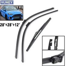 Xukey 28+ 28 ''+ 12'' спереди и сзади стеклоочистителей для Ford Focus 3 хэтчбек 2011 2012 2013 автомобильные аксессуары