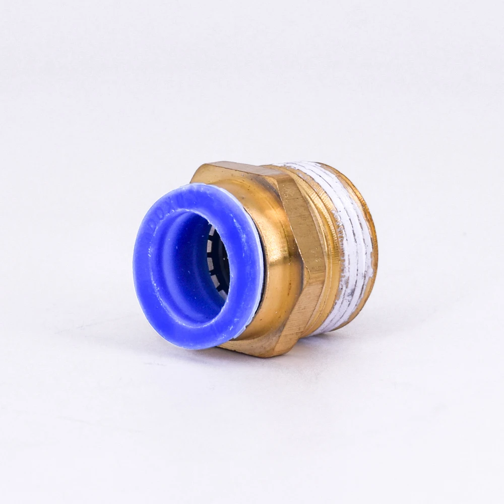 1/8 &quot1/4" 3/8 &quot1/2" 3/4 &quotBSP папа x подходящая трубка OD 4/6/8/10 мм латунный