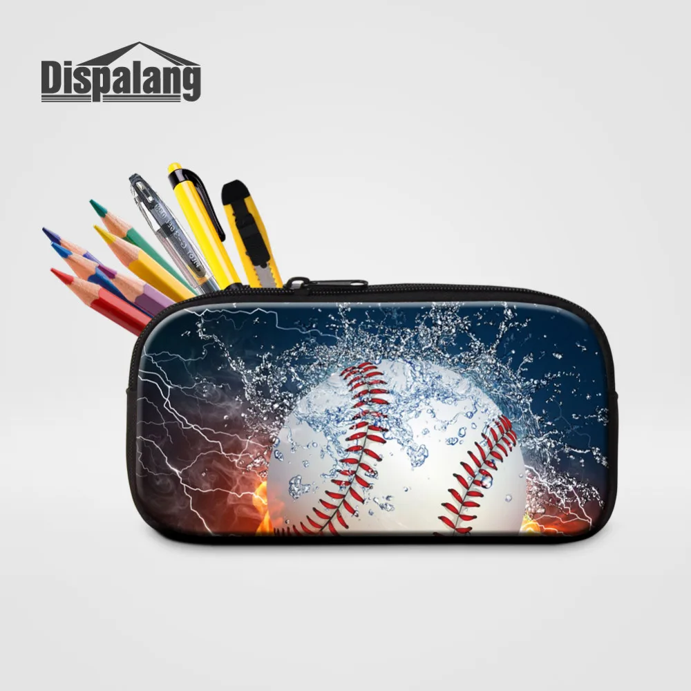 

Dispalang Cosmetic Cases Boys Baseball Print Pencil Case Kids Pen Bags Students Pencil Bag Pencilcase School Supply Stationery