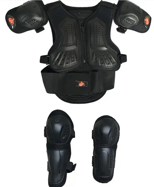 Full Black Body protect armor off road Bike Riding Roller Skating