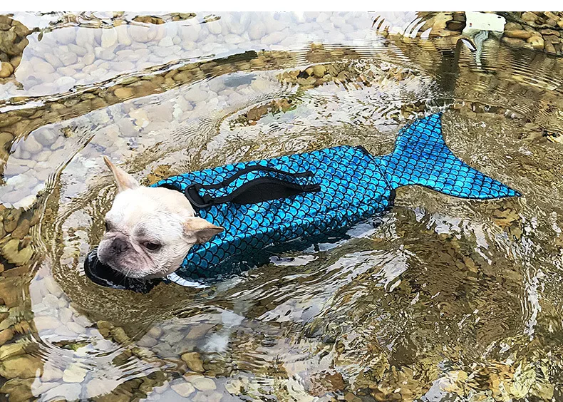 Защитный жилет для домашних питомцев Русалка водонепроницаемый спасательный