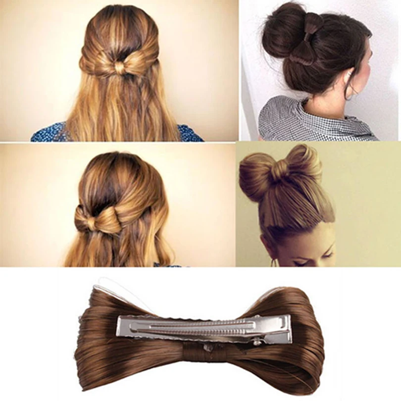 

Haimeikang Fashion Women Big Bow Rhinestone Hairpin Girls Lovely Bowknot Wig Popular Hair Clips Barrettes Hair Accessories
