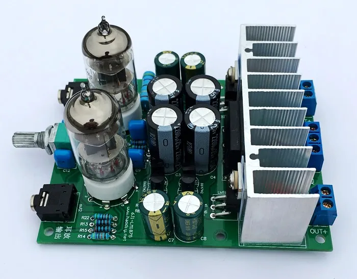 Готовый трубчатый усилитель HIFI 6J1 фотоусилитель мощности LM1875T 30 Вт| |