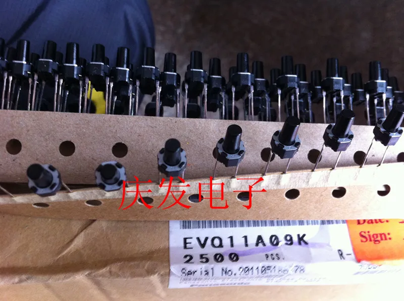 

Japan EVQ11A09K Tact Switch Micro Switch 6*6*9.5mm Round Reset Button