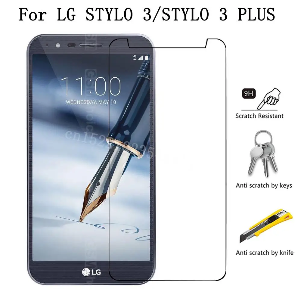 

2.5D 0.26mm 9H Premium Tempered Glass For LG STYLO 3/STYLO 3 PLUS Screen Protector Toughened protective film