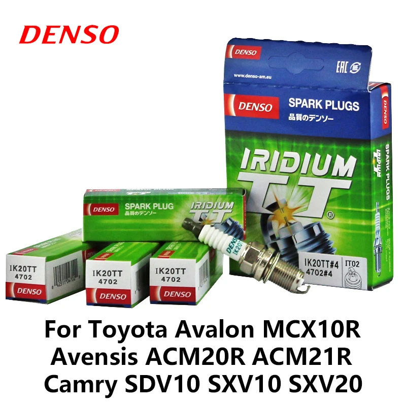 4 шт./компл. автомобильная свеча зажигания DENSO для Toyota Avalon MCX10R Avensis ACM20R ACM21R Camry SDV10