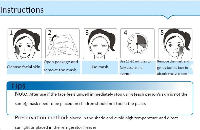 Hydrating Nourishing Facial Mask instructions