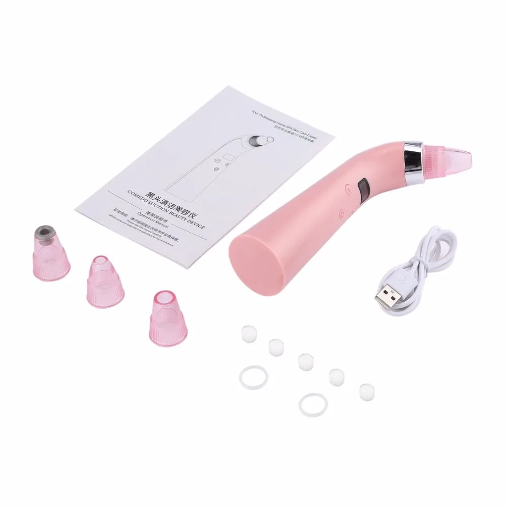 

Comedo Suction Skin-smoothing 4 Different Probes Skin Firming Pore Cleansing SPA Skin Care Expert Comedo Suction Beauty Device