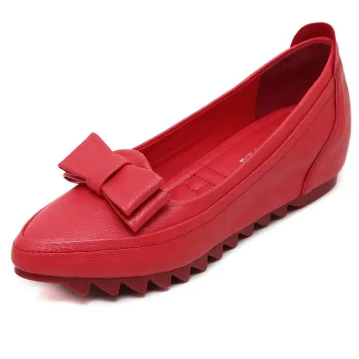 TIMETANG/Новинка; сезон весна-осень; женская кожаная обувь с микрофиброй; модная женская кожаная обувь; мягкая женская обувь на плоской подошве; Размеры 33-42 - Цвет: red