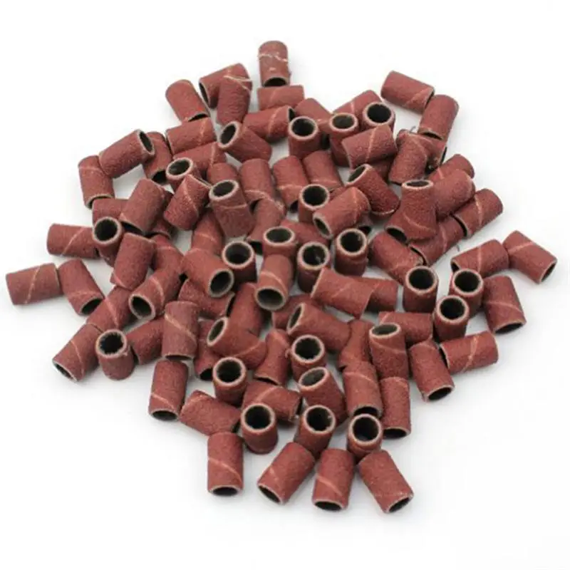 Women Mounted Cylindrical Grinding Heads Nail Dedicated Sanding Ring