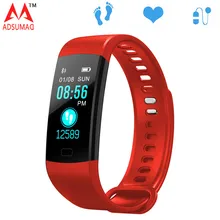 Смарт-браслет Y5 Цвет Экран браслет часы умная электроника Водонепроницаемый сердечного ритма приборы для измерения артериального давления