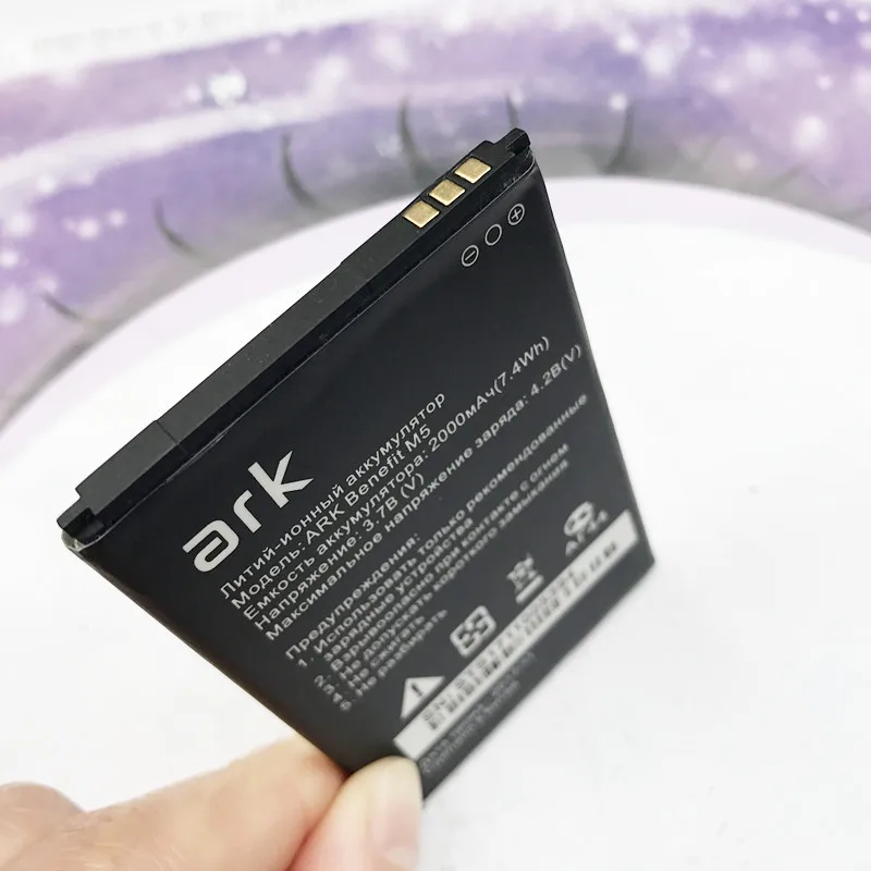 Оригинальный Новый аккумулятор для ARK Finance M5 2000 мАч запасной телефона PLUS|battery