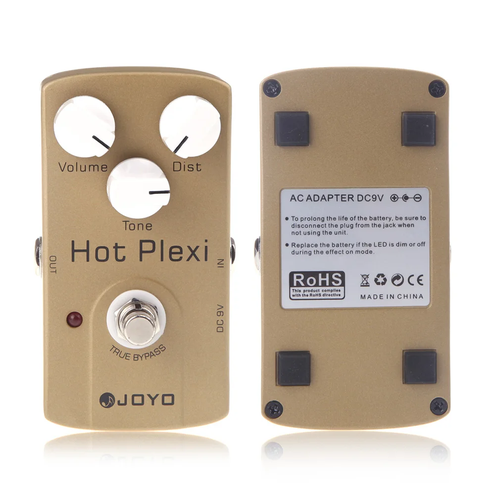 JOYO JF 32 хит Плекси гитарная педаль для звукового эффекта овердрайв искажений