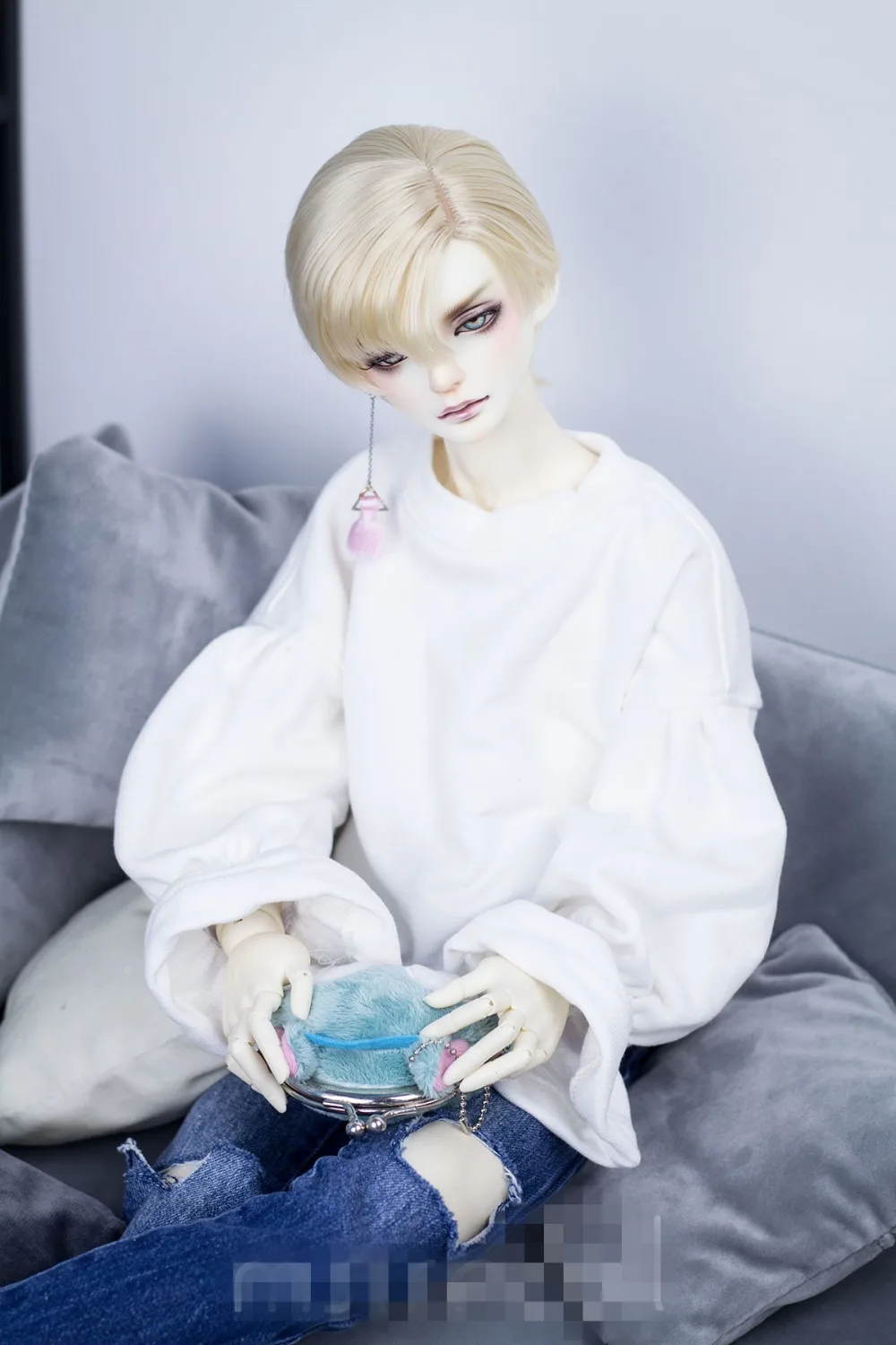 Классный Повседневный с рукавом-фонариком рубашка для BJD кукла 1/4 1/3 SD13 SD17 дядя Кукла Одежда по индивидуальному заказу CMB153