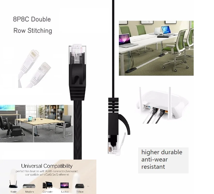 Новый Ethernet кабель Lan UTP CAT 6 RJ45 сетевой 15M 20M 30 м патч корд для маршрутизатора