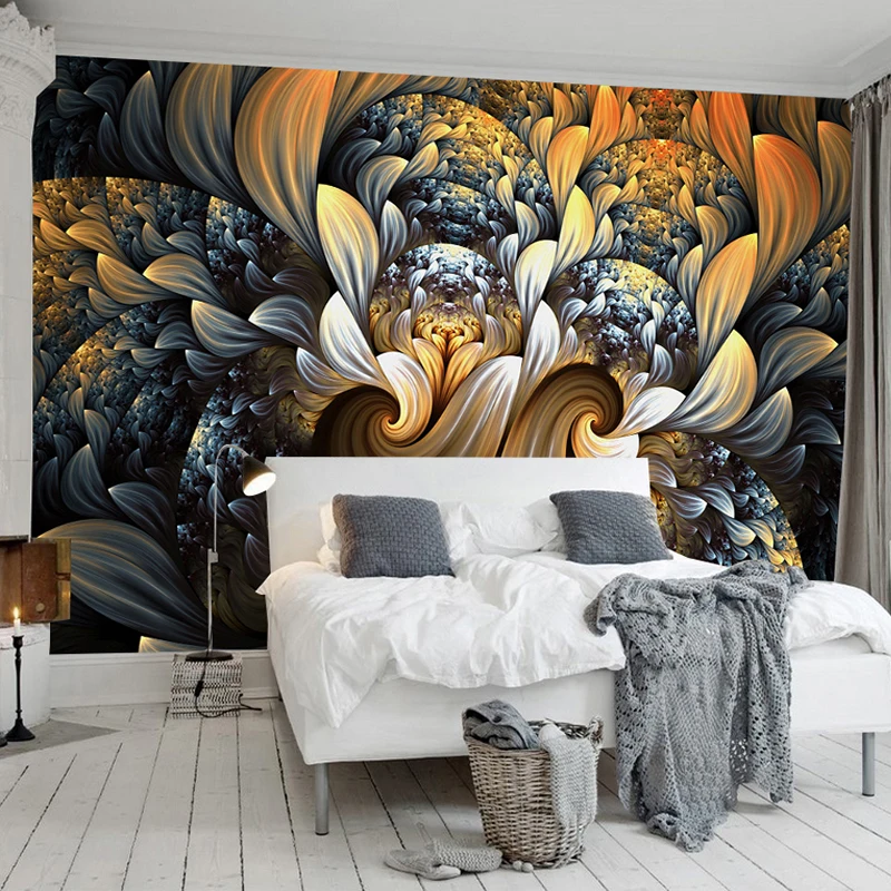 Custom Photo Wall Paper 3D Room Decor Mural Wallpaper Modern European