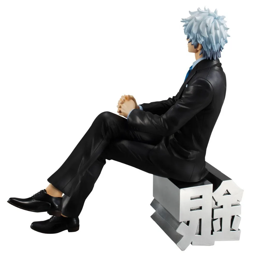 Новые горячие 15 см GINTAMA бизнес костюм Sakata Gintoki фигурка игрушки коллекция кукла Рождественский подарок с коробкой