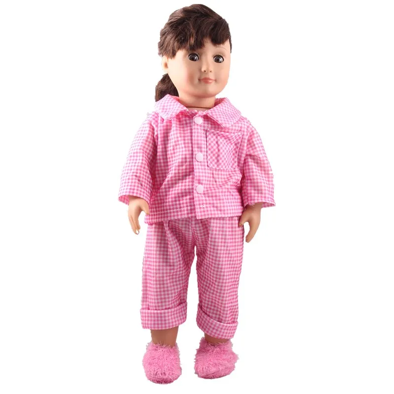 Dropshipping-Toys-For-Children-2-Sets-Clothes-For-Dolls-Red-Blue-Nightwear-Sleepwear-With-Shoes-For.jpg_640x640