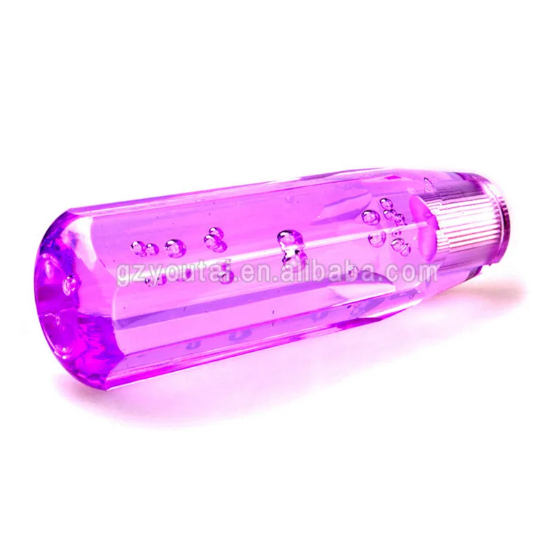 

15CM Crystal Bubble Shift Gear Knob Acrylic Plastic Manual Shifter
