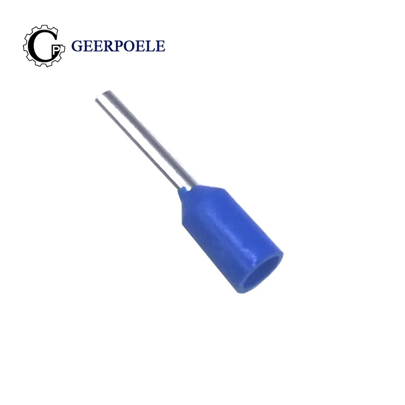 

100 pcs/lot VE0508 PVC Crimp Terminal Pin Tubular Wire Terminals Connector Blocks European