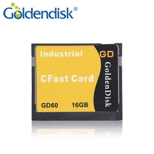 Goldendisk CFast карты 16 ГБ CFast ssd sata промышленный ПК необходимые IPC Карты памяти Мини SSD SATA II 3 ГБ/сек