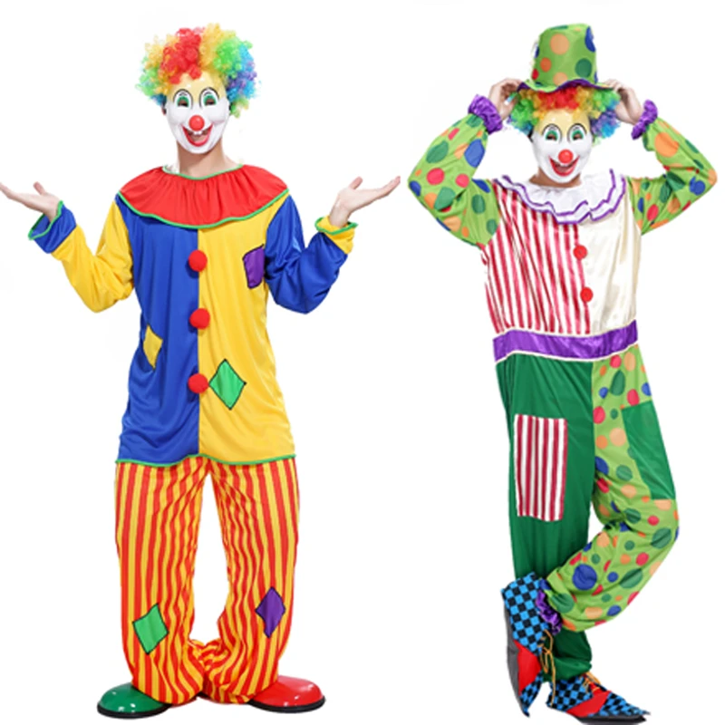 Nuevo disfraz promocional de Halloween, disfraz de payaso para adultos,  disfraz de espectáculo mágico, disfraces de disfraces, series de payaso|adult  clown|costume clownadult clown costumes - AliExpress