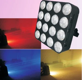 

2pcs/lot, LED Matrix 16x30W RGB 3in1 or Warm White COB LED Blinder Light Beam Effect Stage Lighting DJ Disco