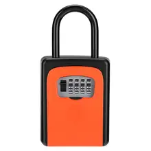 Special Offers Key Lock Box  4-Digit Combination Lock Box House Keys Outdoor and Indoor   Weatherproof Security Key Holder, Holds up to 5 Keys