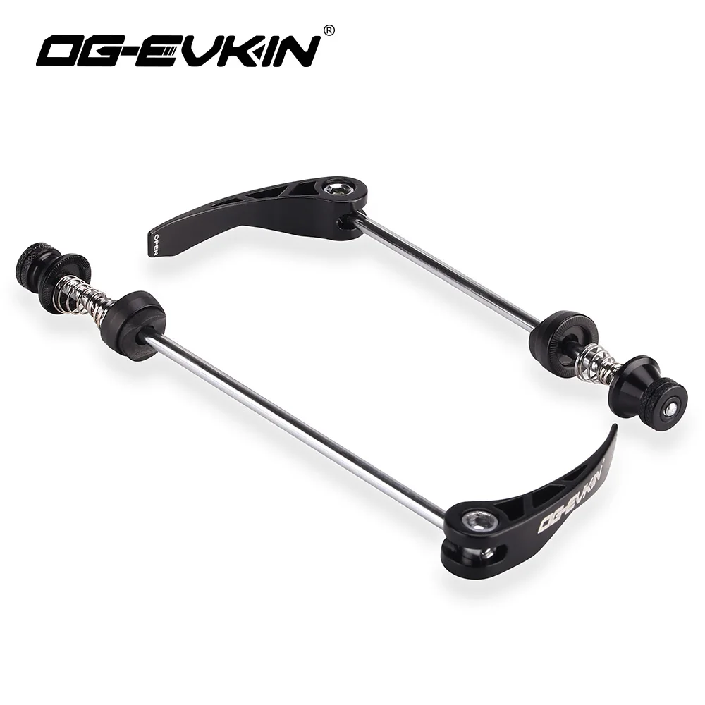 OG-EVKIN QR-001 One Pair Bike Quick Release Front 9*100mm/Rear 9*130mm Aluminium Alloy Bicycle Cycling QR For Road Bicycle Hub