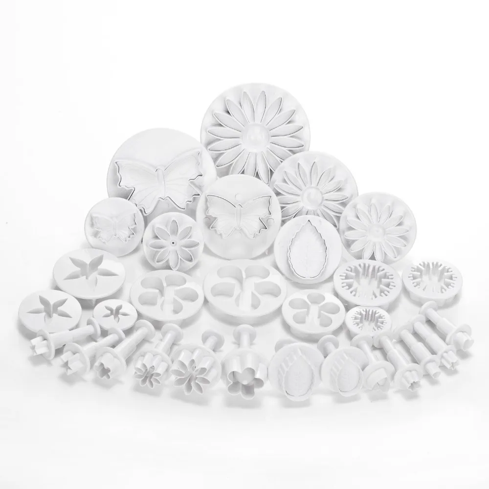 Hot Sale 10 Sets Cake Plunger Cutters Tools Decorating