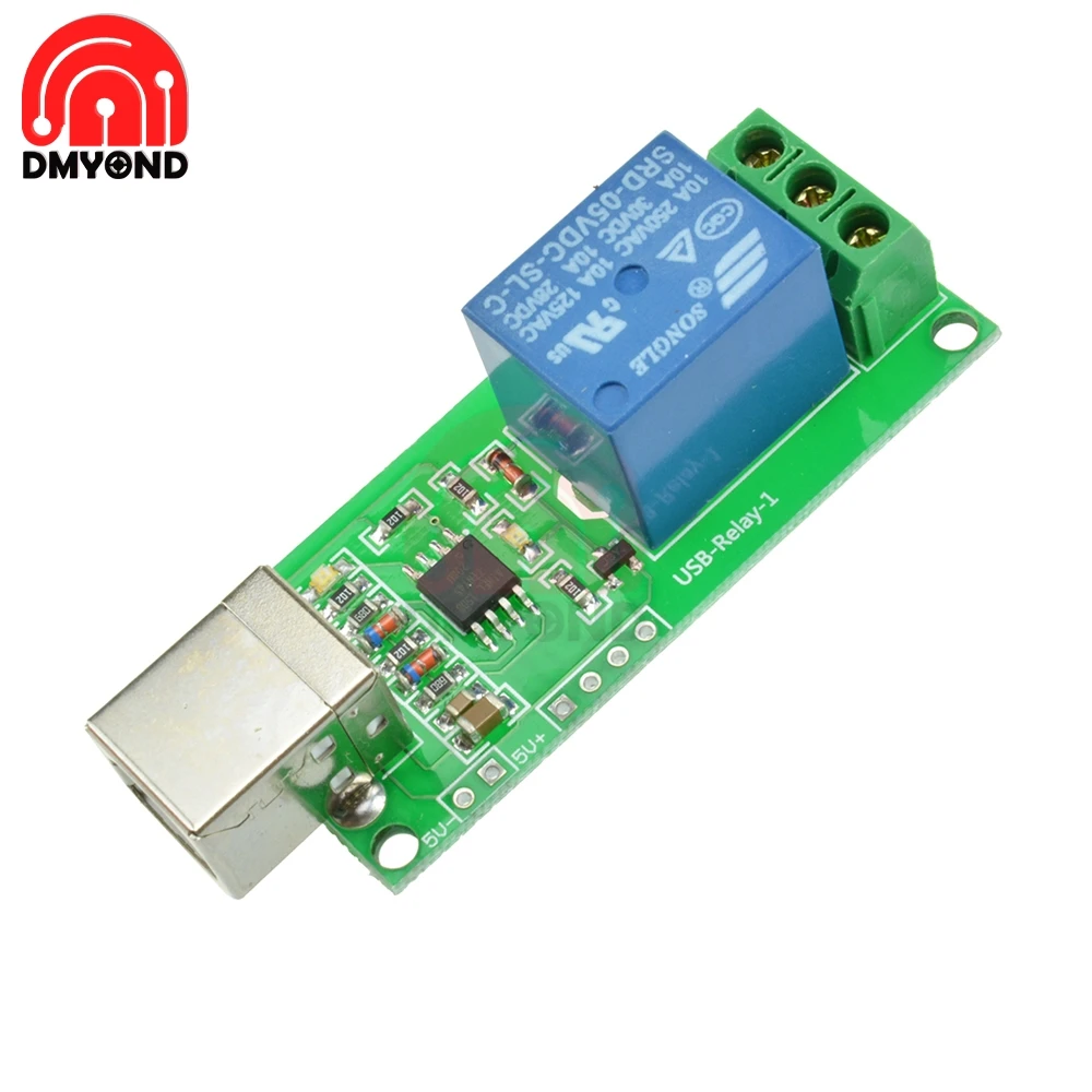 

Smart Electronics DC 5V USB Relay 1CH 1 Channel Programmable Computer Control For Smart Home Controller Relay Module Board