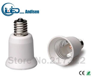 

E17 TO E26 adapter Conversion socket High quality material fireproof material two e27 socket adapter Lamp holder