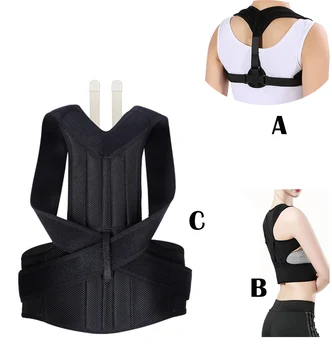 Adjustable Back Posture Corrector Clavicle Shoulder Lumbar Brace Spine Support Corset Posture Correction Belt Body Health Care