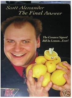 

The Final Answer By Scott Alexander 2 Vols magic tricks