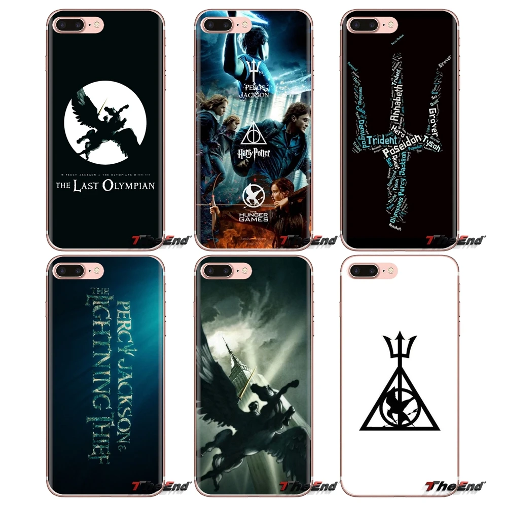 

For Huawei G7 G8 P7 P8 P9 P10 P20 P30 Lite Mini Pro P Smart Plus 2017 2018 2019 Percy Jackson Divergent Movie Art Soft Cover Bag