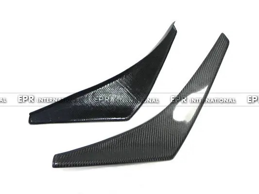 Carbon Canard для Nissan Evolution 8 Varis Решетка переднего бампера из углеродного волокна Наборы для кузова тюнинг отделка для EVO 8 гоночная часть