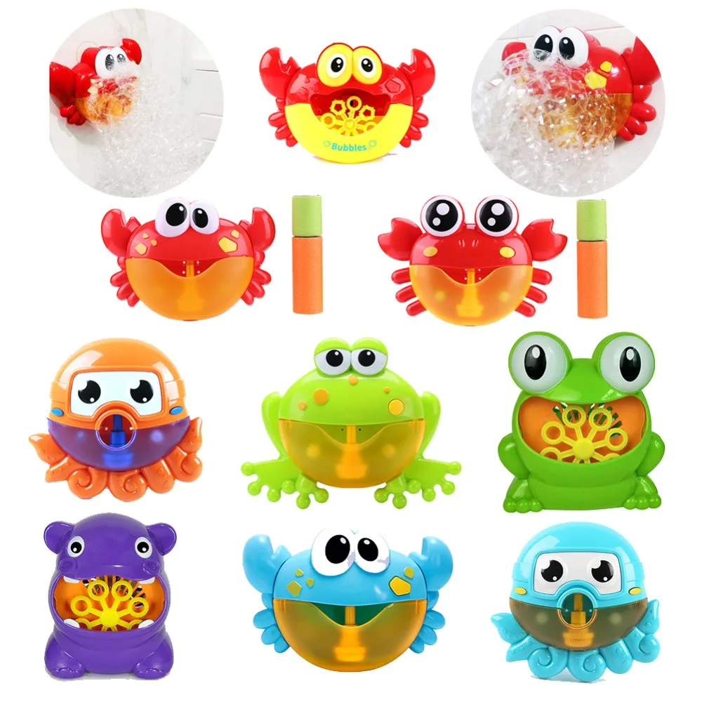 

Kids Music Crab Bubble Blower Machine Electric Automatic Crab Bubble Maker Kids Bath Outdoor Toys Bathroom Toys Christmas Gifts