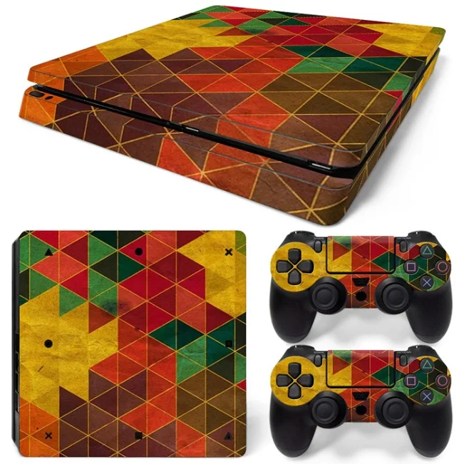 

Lightweight fashion design decal for PS4 Slim adhesive sticker skin on sale