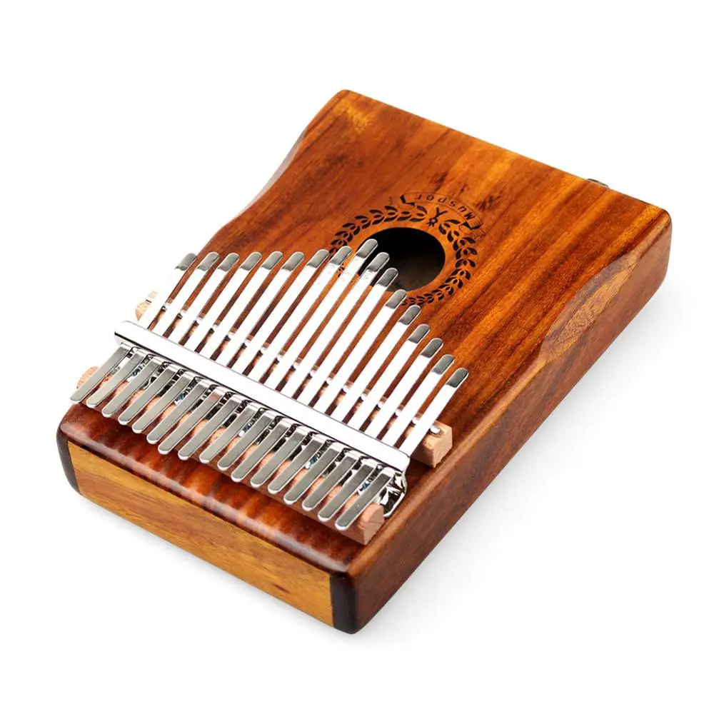 Muspor 17 Keys EQ Kalimba Mbira Calimba Solid Acacia Thumb Piano Link динамик электрический датчик с сумкой+ 3 М кабель музыкальный подарок