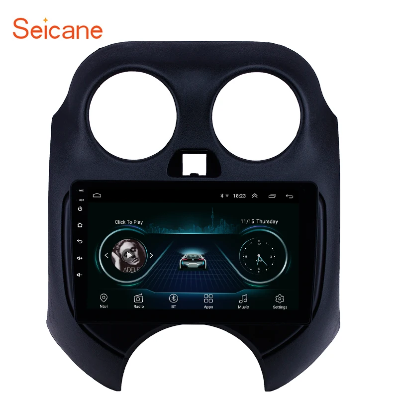 Seicane Android 9 1 &quotавтомобиль радио для NISSAN MARCH 2010 2Din GPS мультимедиа плеер с Bluetooth USB WI FI