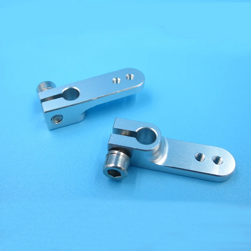 

2PCS Gasoline Throttle Steering Arm CNC Aluminum 4mm 4.76mm Servo Arms for RC Jet Boats 644/1048 Carburetor Spare Parts
