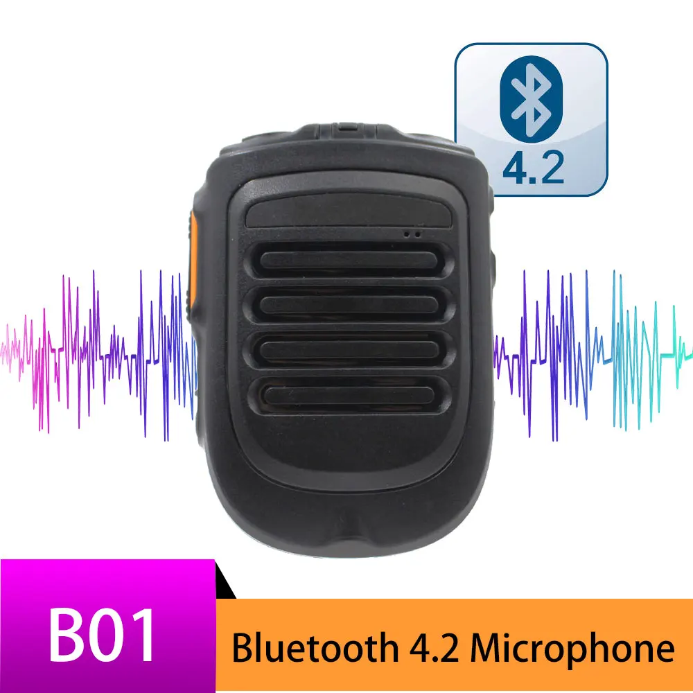 

Bluetooth Microphone B01 Handheld Wireless Microphone for 3G 4G Newwork IP Radio With REALPTT ZELLO App