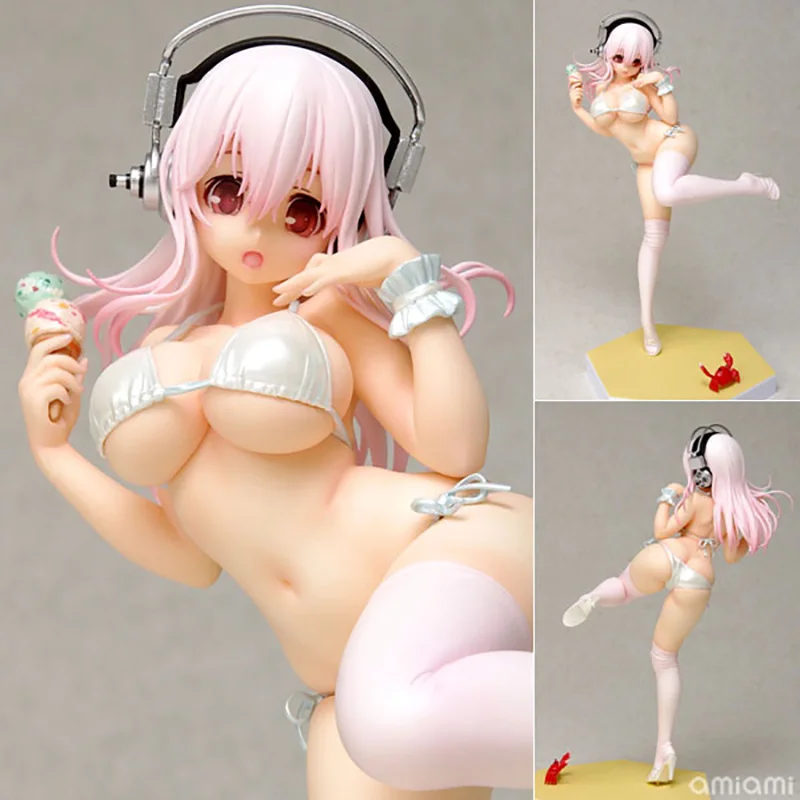 Super Sonic ,16CM PVC Bikini Figure Toys ,Cute Sex Action Figures Statue , Anime Figure Figurines Best Gift Toys For Friends