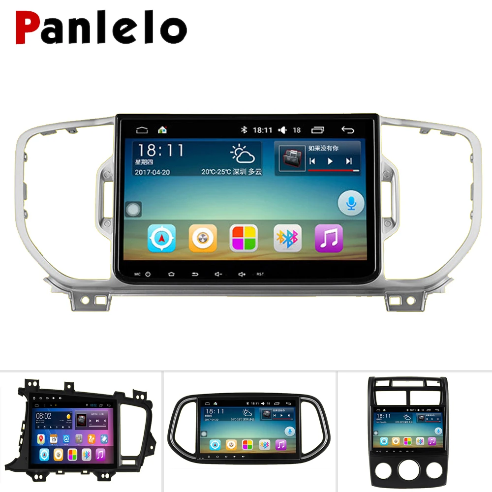 Panlelo для Kia Sportage 2015 мультимедиа 2 din Android авто радио четырехъядерный K3 Rio K2 GPS