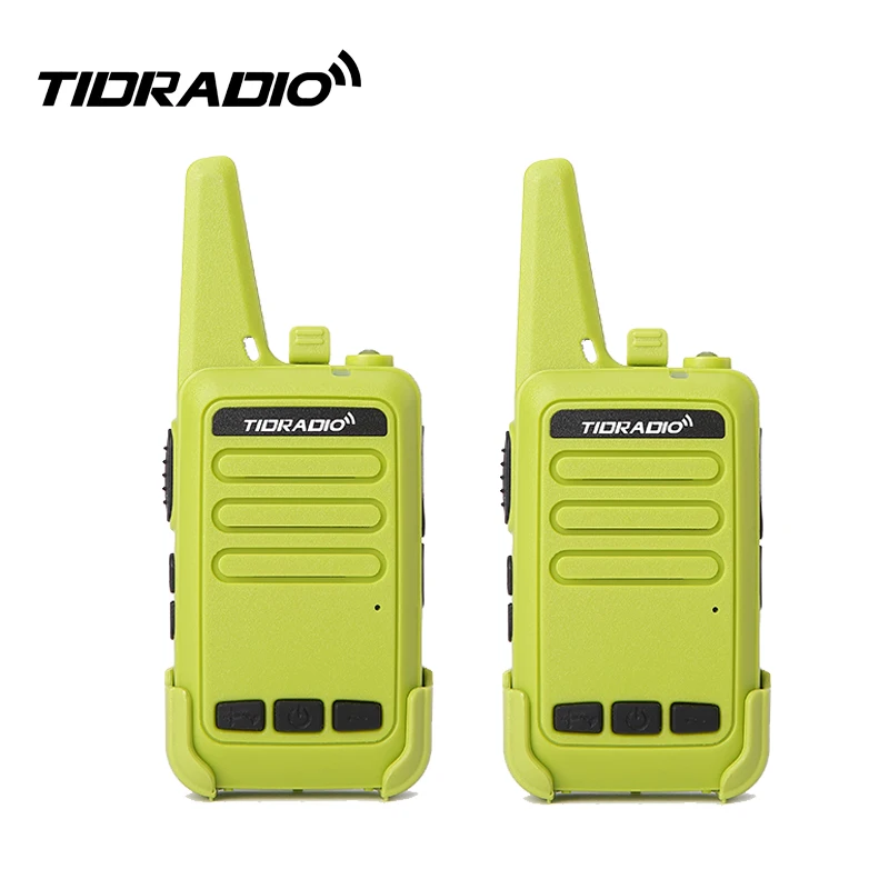2 шт/комплект зеленый Мини Walkie Talkie для детей TD M9 Портативный CB радио TIDRADIO рация