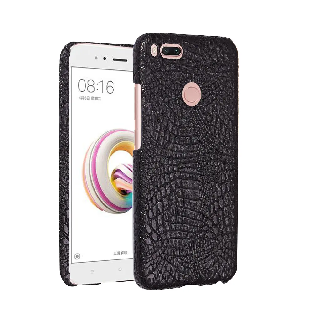 Защитный чехол из крокодиловой кожи для Xiaomi Mi 5X/Mi A1 жесткий защитный