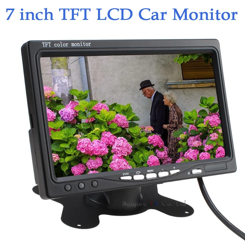 High Resolution 7 Inch TFT LCD Color Display Screen In Dash Parking Assistance Car Rear View